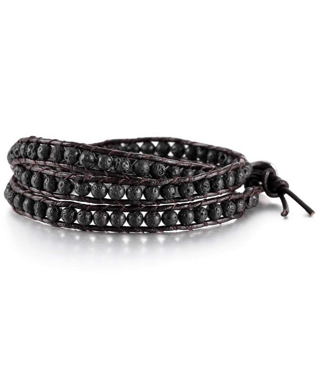 Bracelet wrap de protection en basalte-1