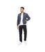 Blouson Aviateur Motif/style Uni Homme Gris Foncé Brave Soul-4