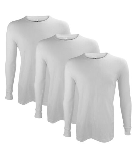 THMO - Lot de 3 T-shirt Intérieur Thermique À Manches Longues Pour Homme