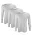 THMO - Lot de 3 T-shirt Intérieur Thermique À Manches Longues Pour Homme-3
