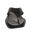 Womens/ladies Leather Square Toe Casual Flip Flops Black Steve Madden-4