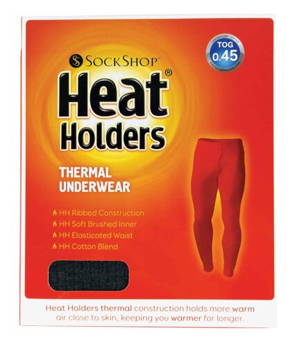 Mens's Long Johns Thermal Underwear Set 'cushy' - anthracite