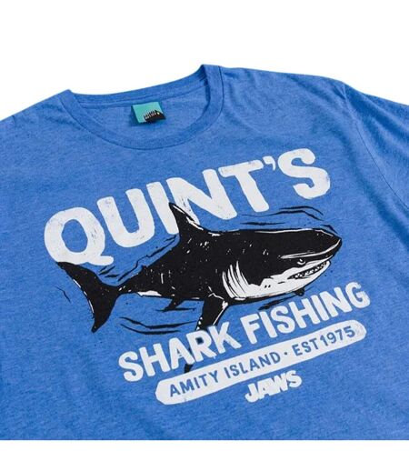 T-shirt Quint´s Shark Fishing Adulte Bleu Jaws