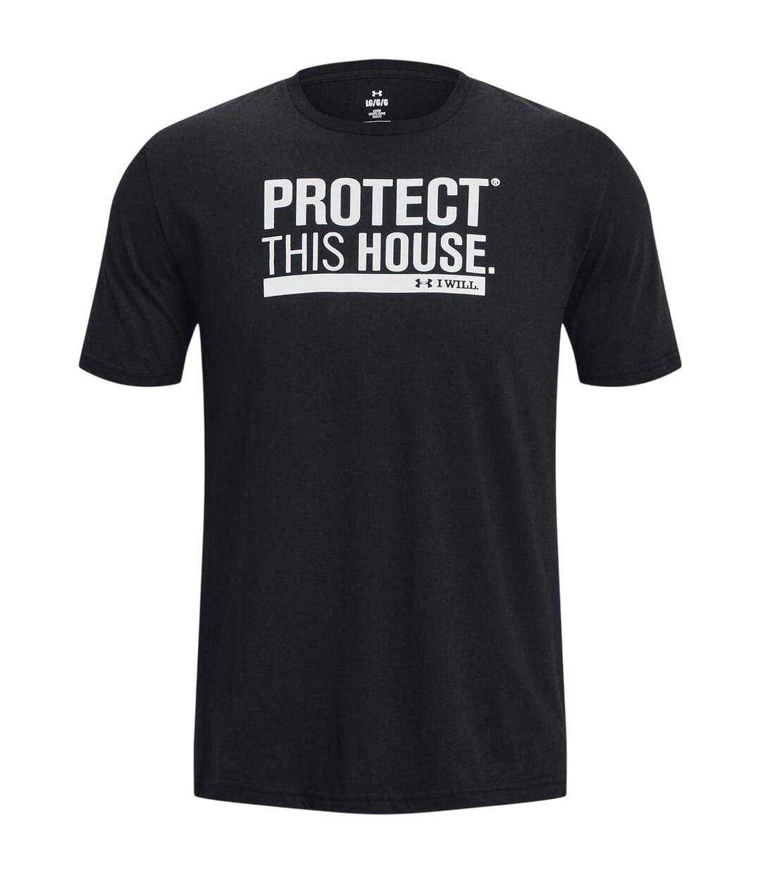 Mens Protect This House Crew Neck T-shirt Black Under Armour-2