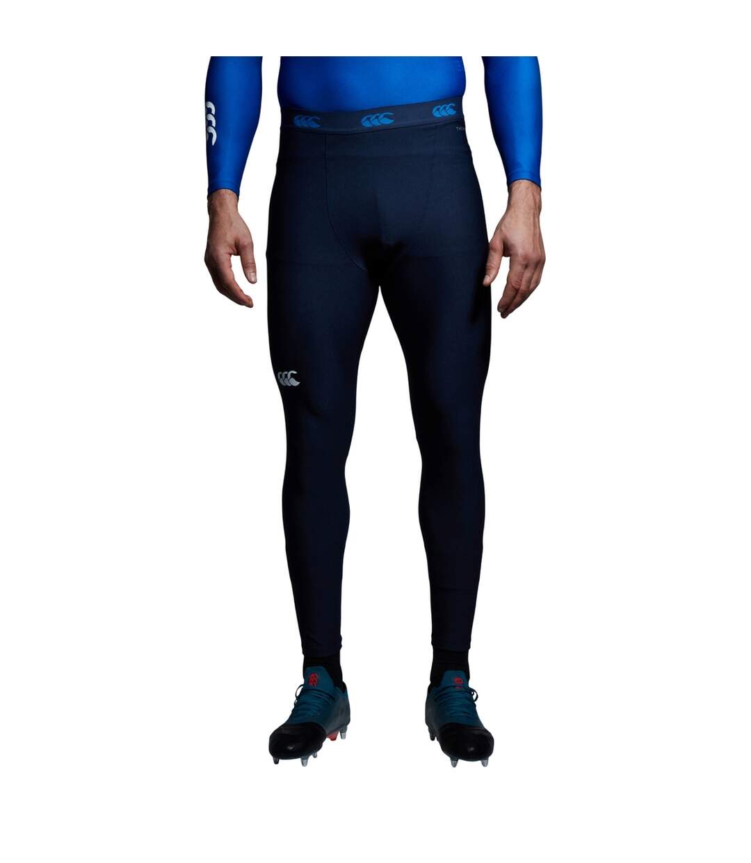 Mens Thermoreg Leggings Navy Canterbury-1