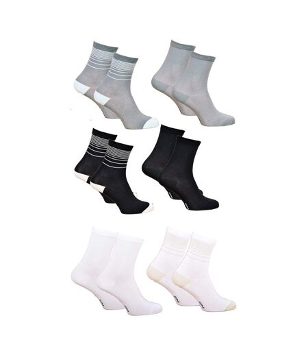 Chaussettes femme DIM en Coton Confort et Elegance -Assortiment modèles photos selon arrivages- - Pack de 6