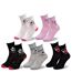 Disney – Chaussettes Femme Licence Winnie l’ourson Pack de 5 Paires-3