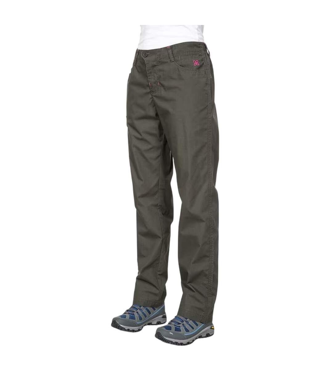 Pantalon À Poches Rambler Femme Kaki Trespass-3