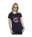 Disney Femme/Les femmes Donald Duck Ear Plug - T-shirt en coton brillant (Bleu marine) - UTBI33407-2