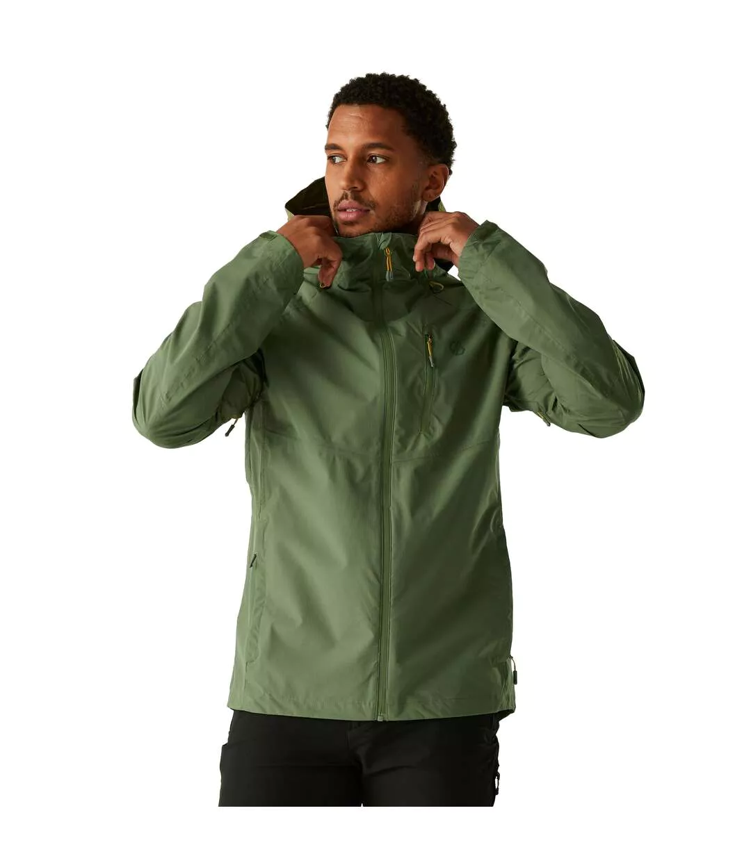 Mens Breathe Out Waterproof Jacket Olivine Green Dare 2B-1