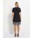 Robe courte ample coton brodé-2