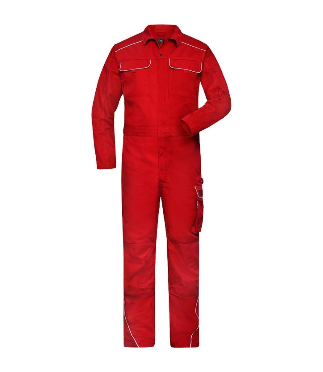 Combinaison de travail homme - JN887 - rouge-1