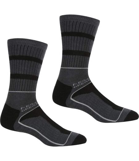 Chaussettes Samaris Season Homme Noir Gris Foncé Regatta
