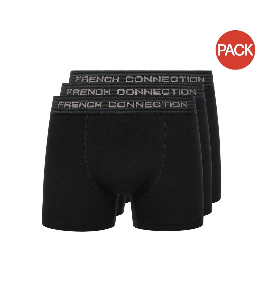 Pack of 3  Mens fc1 boxer shorts  black French Connection