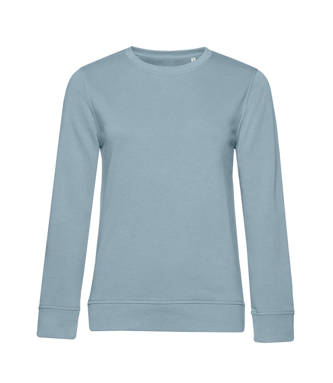 Womens/ladies inspire crew neck jumper blue fog B&C