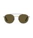 Unisex Adult Round Frame Beach Sunglasses One Size Gold Levis-2
