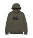 Sweat À Capuche Trademark Homme Vert Kaki Chiné Caterpillar-1