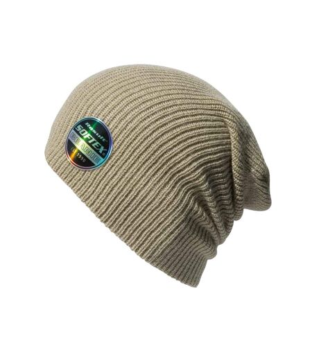 Result Core Unisex Adult Softex Beanie (Oatmeal) - UTPC5833