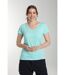 Tee Shirt Col V Lurex Manches Courtes Femme Tee Sun Carage() | Gerard Pasquier Avec Col-v | Gerard P-2