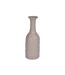 Paris Prix - Vase Déco En Céramique martelé 30cm Taupe