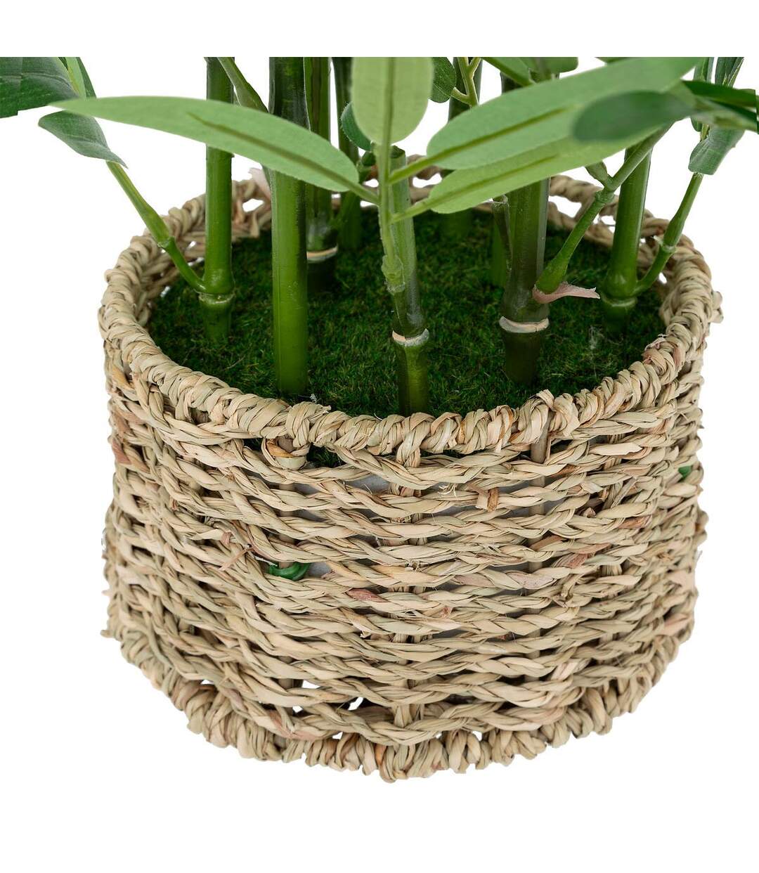 Bambou Artificiel en Pot Ly 46cm Naturel-2