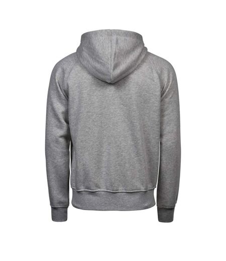 Tee Jays Mens Fashion Zip Hooded Sweatshirt (Heather Grey)