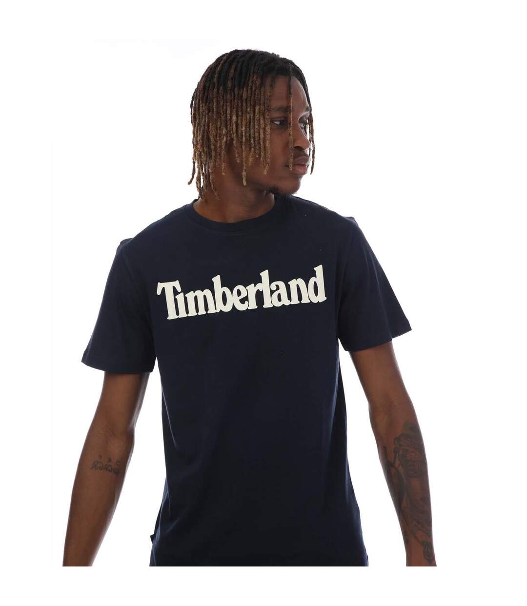 T-shirt northwood homme bleu marine Timberland-3