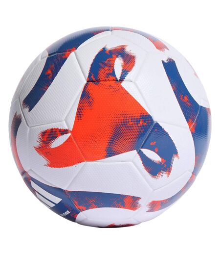 Ballon De Foot Tiro League Taille 4 Blanc Rouge Bleu Adidas