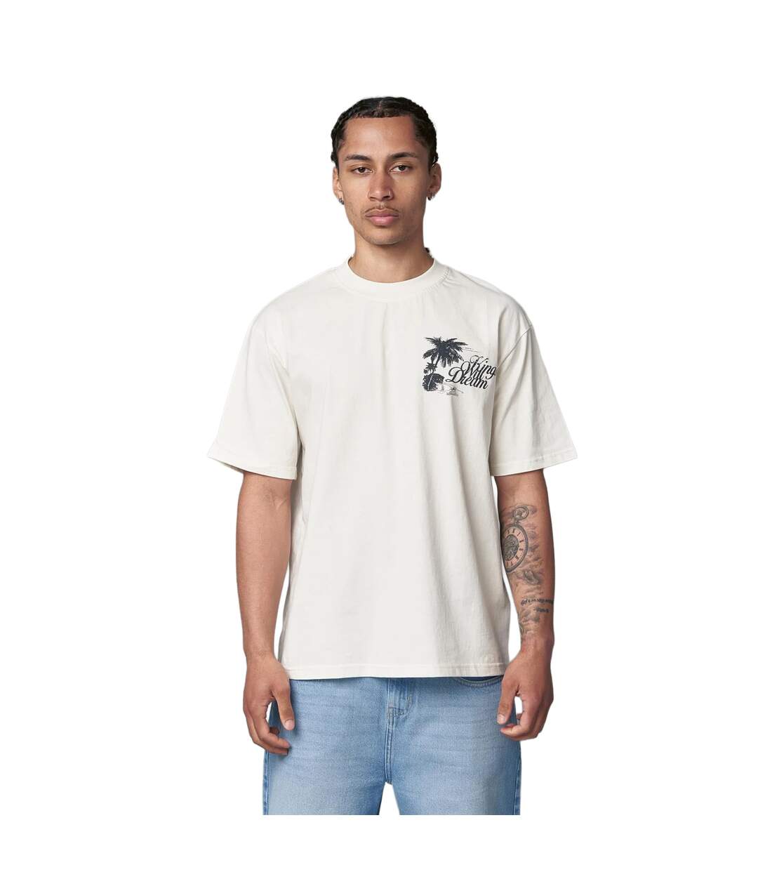 Mens Studio Hotel Tropicana T-shirt White Kings Will Dream-2