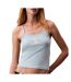 Débardeur bleu femme calvin klein jeans strappy - l-1