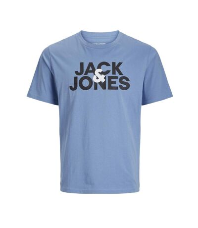 T-shirt Bleu Homme Jack & Jones Jacula - L