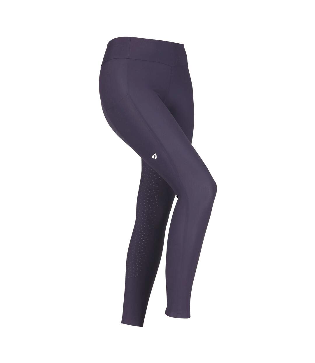 Womens/ladies laminated horse riding tights navy Aubrion