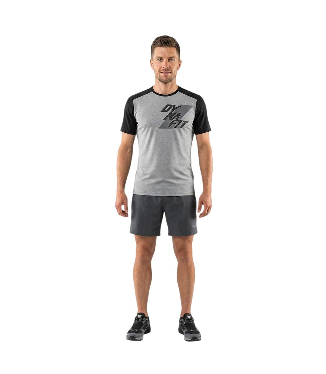 T-shirt Motif/style Imprimé Graphique Homme Gris Chiné Dynafit-3