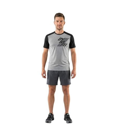 T-shirt Motif/style Imprimé Graphique Homme Gris Chiné Dynafit