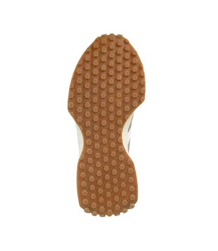 Womens/ladies Felisa Suede Trainers Taupe Cipriata