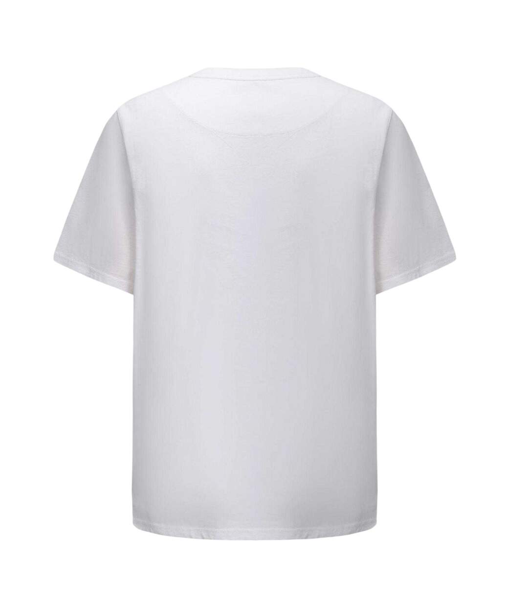 Mens Small Logo Cotton T-shirt White Pretty Green-2