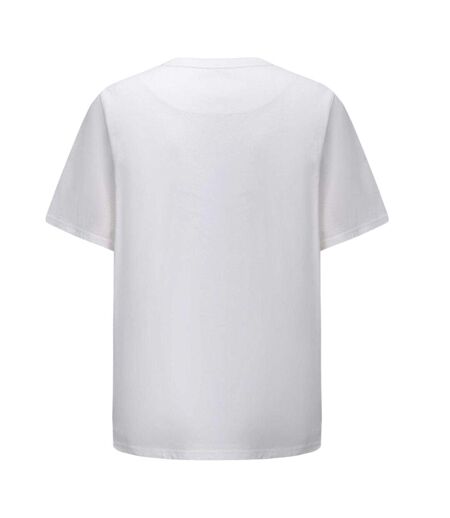 Mens Small Logo Cotton T-shirt White Pretty Green