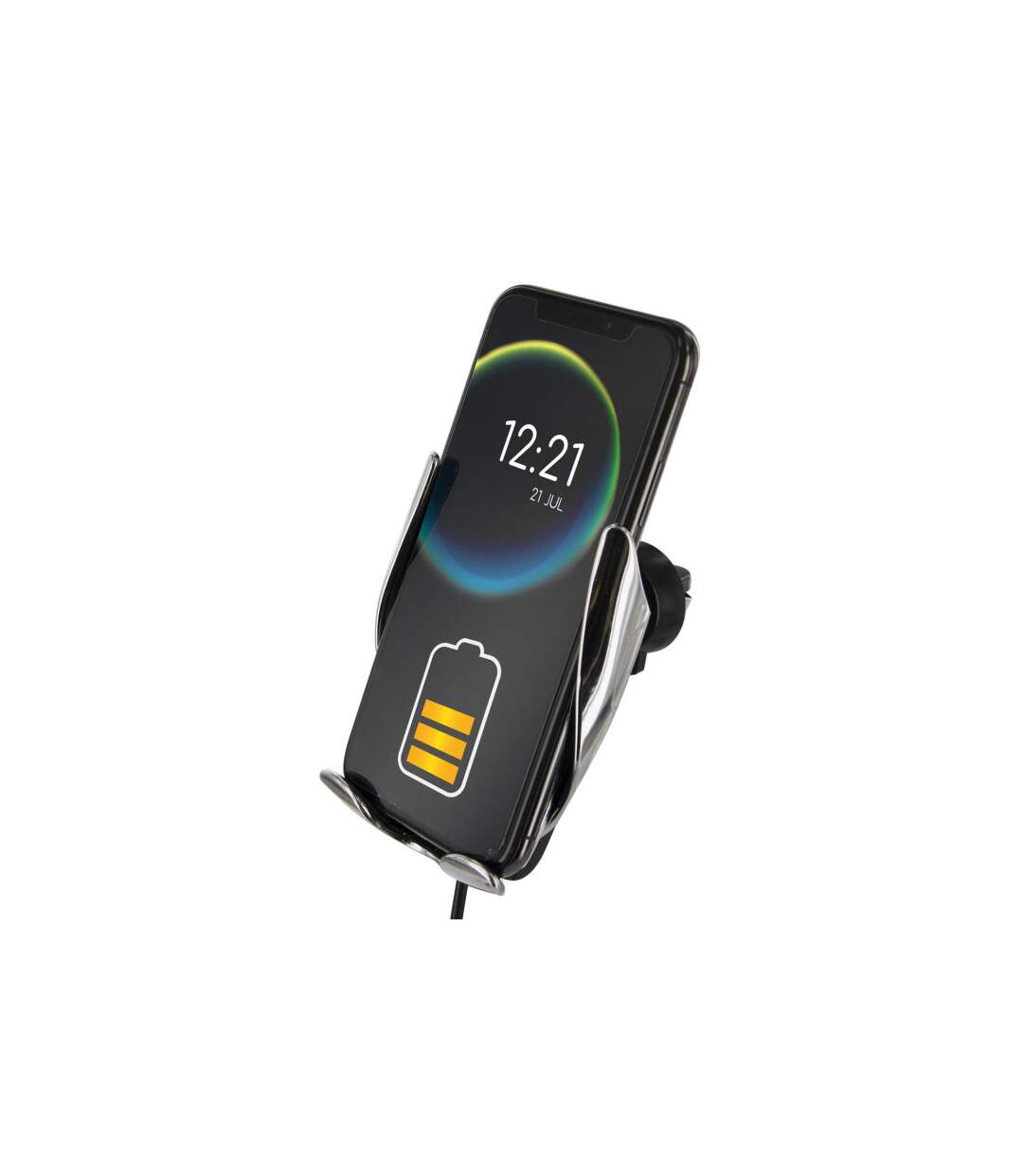 Support Smartphone Chargeur Induction 12cm Noir-2