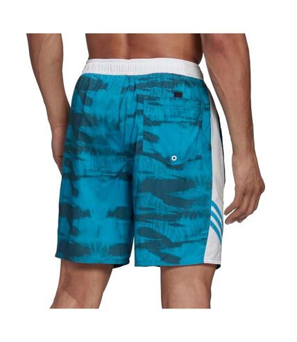 Short de bain Bleu Homme Adidas 3S GR CLX - 36