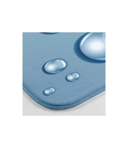 Tapis de Bain Microfibre Bubble 45x75cm Bleu