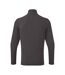 Unisex adult recyclight quarter zip fleece dark grey Premier-2