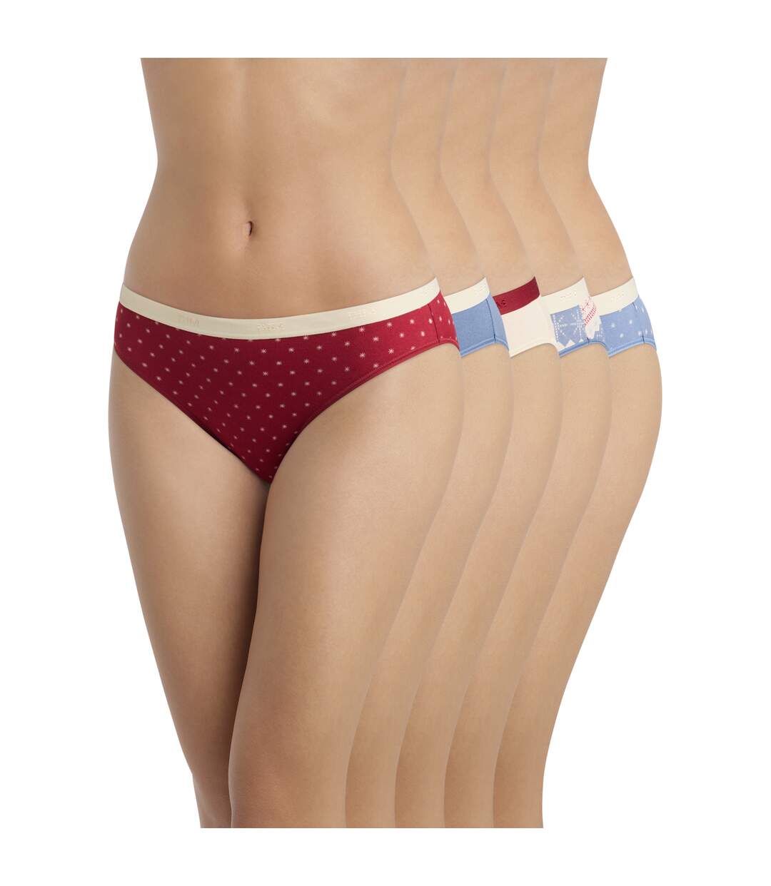 Lot de 5 Culottes Les Pockets Coton-1