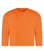 Sweat Adulte Orange Vif Awdis-2