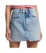 Jupe en jean Bleu Clair Femme Superdry Mini Skirt - 28