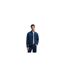 Mens Straight Hem Denim Jacket Medium Blue Boss-1