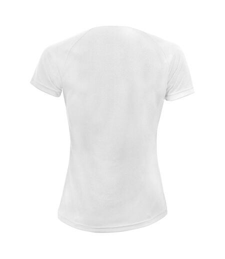 T-shirt de sport femme blanc SOLS