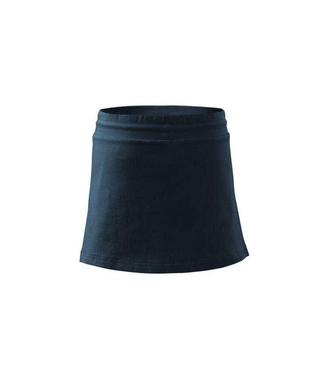 Mini Jupe Femme Bleu Marine Foncé Malfini-2
