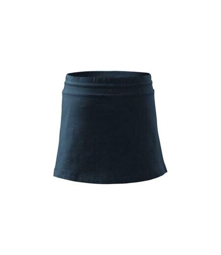 Mini Jupe Femme Bleu Marine Foncé Malfini