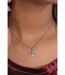 Evil Eye Zircon Minimalist Adjustable Turkish Boho Charm Protection Choker