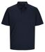 Polo manches courtes - JACK&JONES - Unisexe - JJ7556 - bleu marine blazer